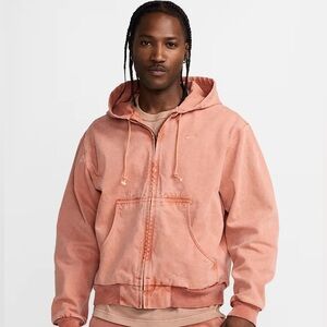 Nike Life Full-Zip Unlined Jacket Amber Mens Size Small (FZ6575-225)